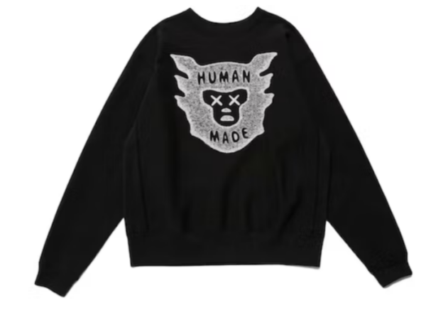 KAWS x Human Made #1 Sweatshirt Black